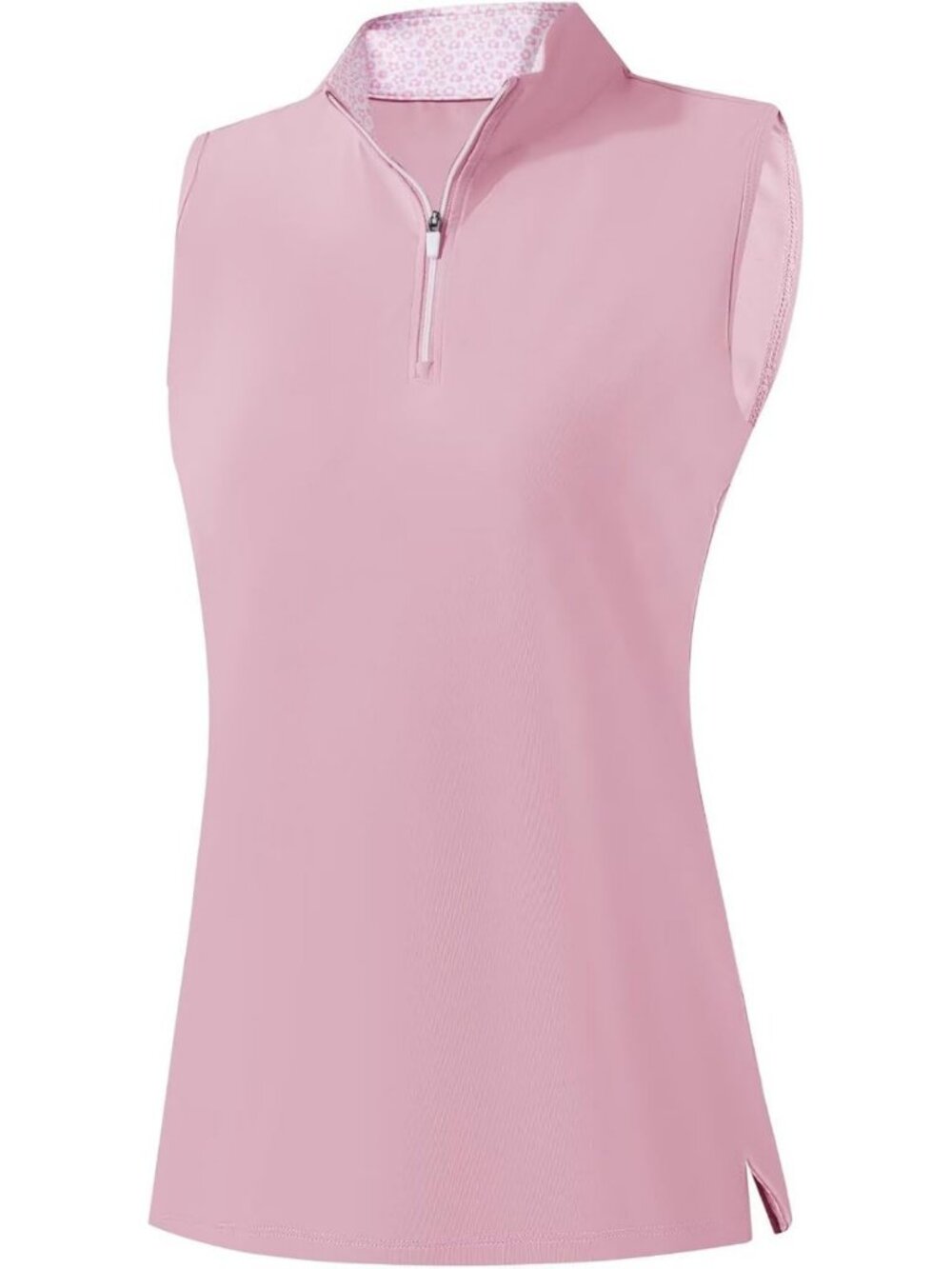 Sleeveless Collared Golf Polo Shirt for Women - Quick Dry Athletic Tank Top